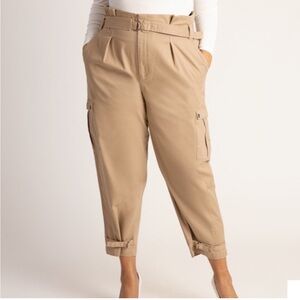 Eloquii Khaki Pocket Pant size 22